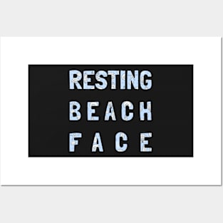 Resting Beach Face Posters and Art